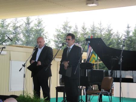 Prireditev ob vstopu Hrvaške v EU na mejnem prehodu Gibina 9